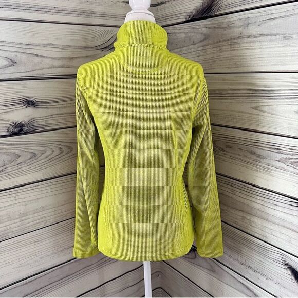 Tek Gear Bright Yellow-Green Quarter Zip Pullover - Picture 6 of 9